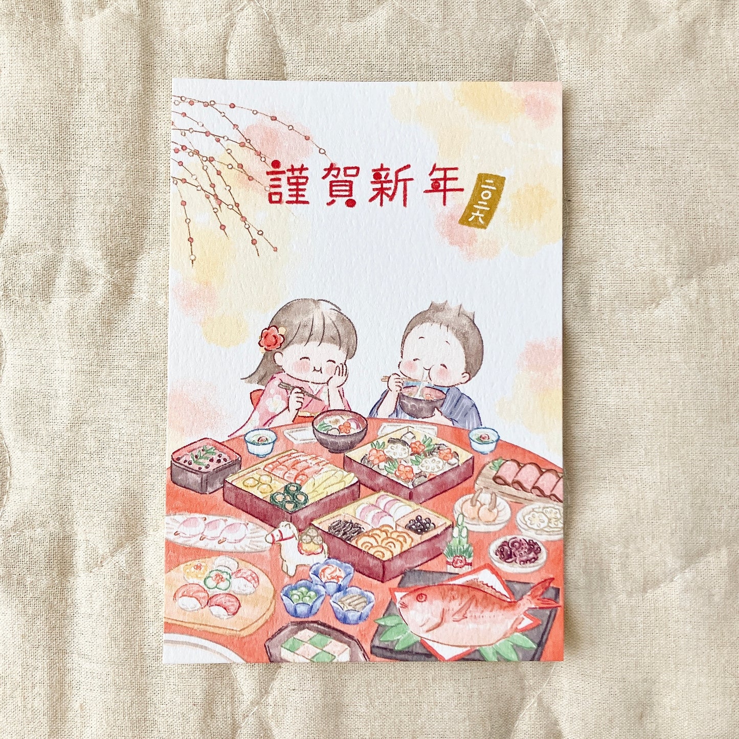 モチコ　クリスマスカード&年賀状セット