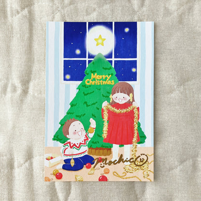 モチコ　クリスマスカード&年賀状セット