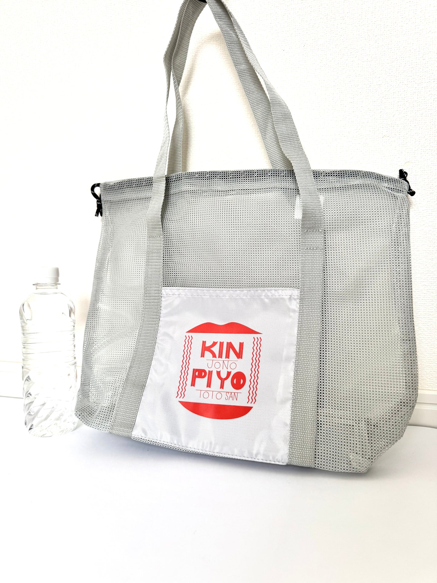 ぴよととなつき メッシュトート