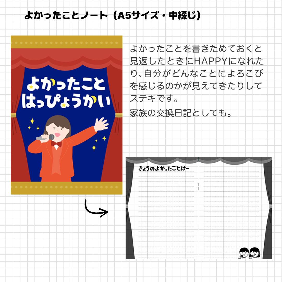 こしいみほ　よかったことノート